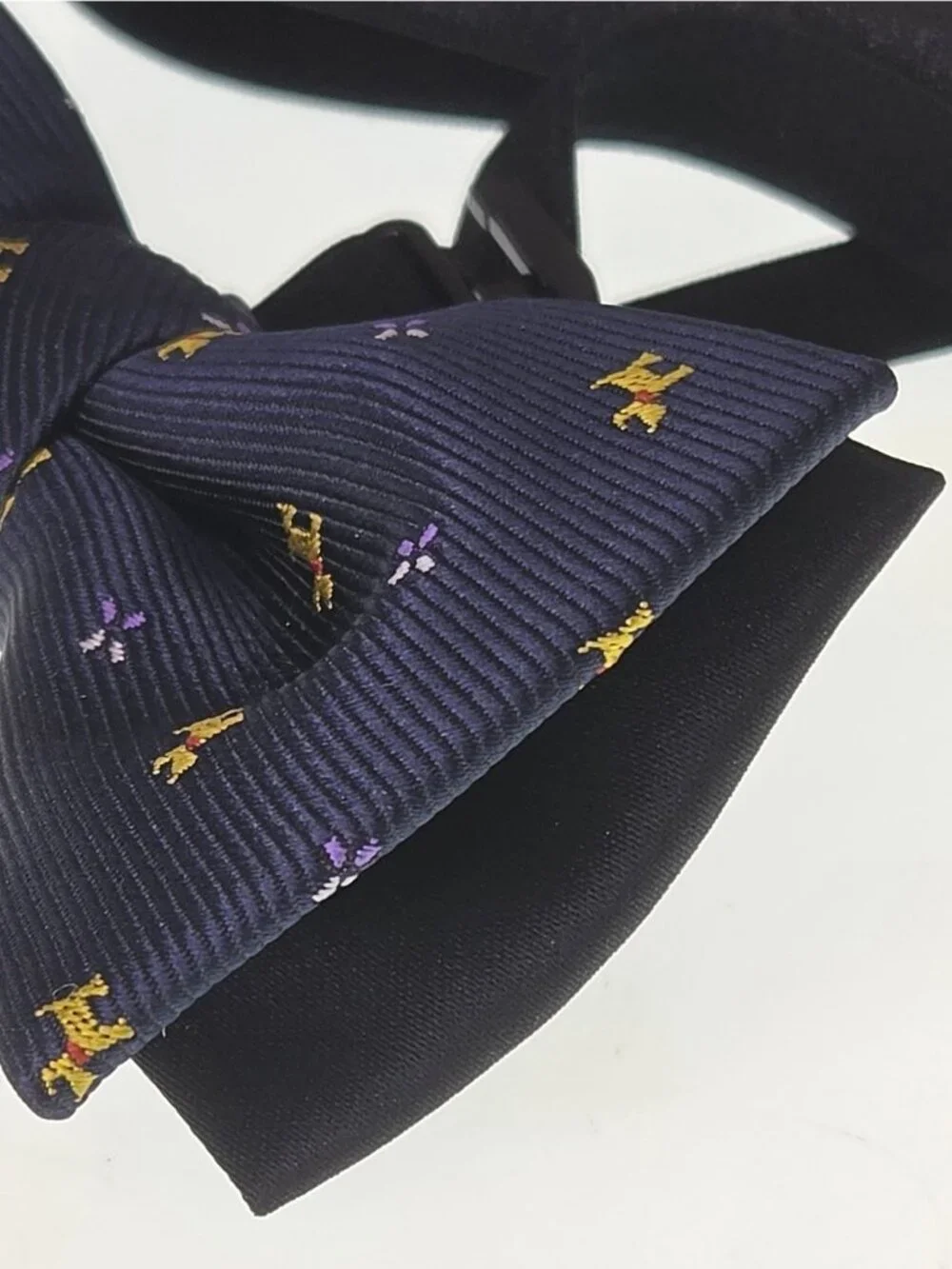 Scottish Terrier Scottie Dog Adjustable Small Bow Tie Blue Boys Or Mens